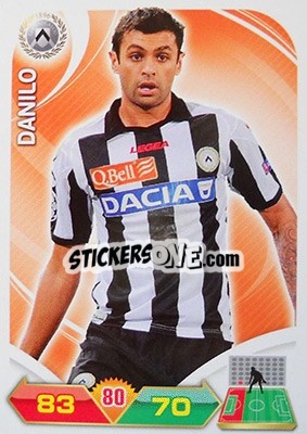 Figurina Danilo - Calciatori 2012-2013. Adrenalyn XL n. 354 - Panini