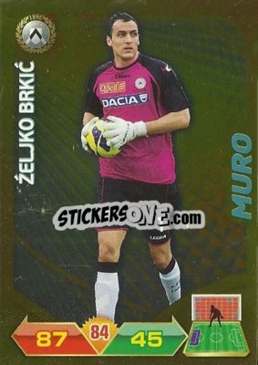 Cromo Željko Brkic - Calciatori 2012-2013. Adrenalyn XL n. 367 - Panini