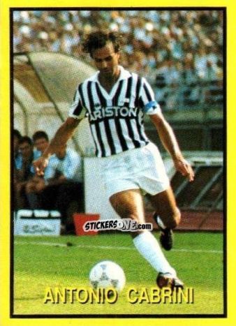 Figurina Antonio Cabrini - Les Grands Joueurs d'Europe 1988 n. 73 - Vallardi