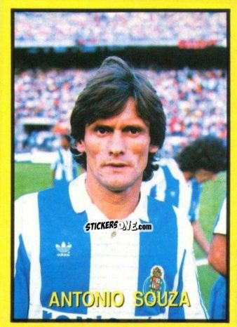 Cromo Antonio Souza - Les Grands Joueurs d'Europe 1988 n. 120 - Vallardi