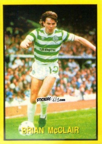Figurina Brian Mc Clair - Les Grands Joueurs d'Europe 1988 n. 65 - Vallardi
