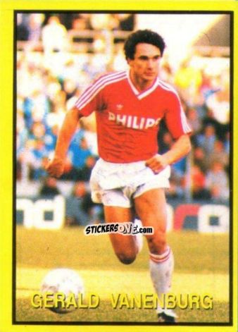 Figurina Gerald Vanenburg - Les Grands Joueurs d'Europe 1988 n. 98 - Vallardi