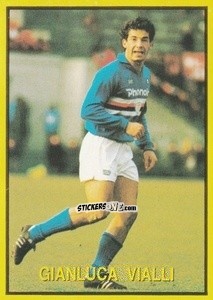 Sticker Gianluca Vialli - Les Grands Joueurs d'Europe 1988 n. 76 - Vallardi