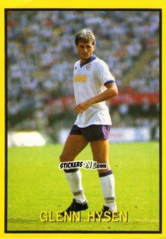 Cromo Glen Hysen - Les Grands Joueurs d'Europe 1988 n. 97 - Vallardi