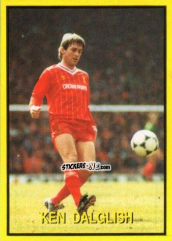 Cromo Ken Dalglish - Les Grands Joueurs d'Europe 1988 n. 52 - Vallardi