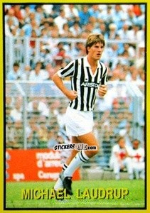 Figurina Michael Laudrup - Les Grands Joueurs d'Europe 1988 n. 82 - Vallardi