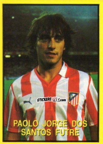 Cromo Paolo Jorge Dos Santos Futre - Les Grands Joueurs d'Europe 1988 n. 112 - Vallardi