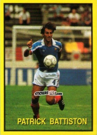 Figurina Patrick Battiston - Les Grands Joueurs d'Europe 1988 n. 21 - Vallardi