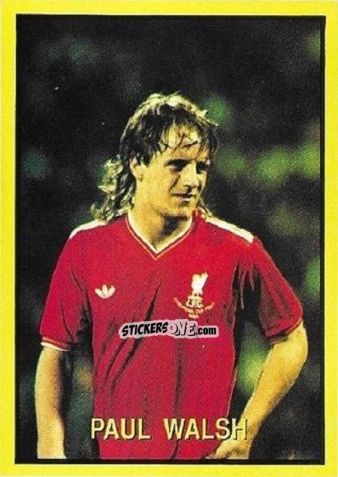 Cromo Paul Walsh - Les Grands Joueurs d'Europe 1988 n. 62 - Vallardi