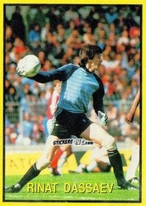 Sticker Rino Dassaev - Les Grands Joueurs d'Europe 1988 n. 128 - Vallardi