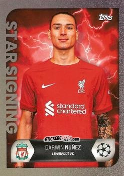Figurina Darwin Nunez - On-Demand UEFA Summer Signings 2022-2023 n. 34 - Topps
