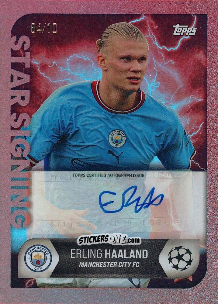 Figurina Erling Haaland - On-Demand UEFA Summer Signings 2022-2023 n. A8-r - Topps