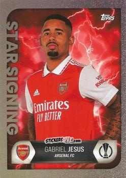 Cromo Gabriel Jesus - On-Demand UEFA Summer Signings 2022-2023 n. 5 - Topps