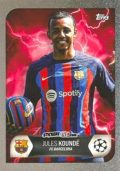 Figurina Jules Kounde - On-Demand UEFA Summer Signings 2022-2023 n. 21 - Topps