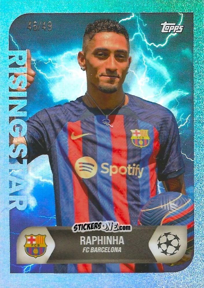 Figurina Raphinha - On-Demand UEFA Summer Signings 2022-2023 n. 19b - Topps