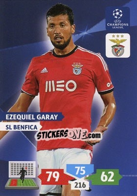 Cromo Ezequiel Garay - UEFA Champions League 2013-2014. Adrenalyn XL n. 93 - Panini