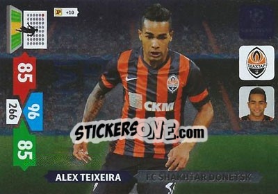Figurina Alex Teixeira - UEFA Champions League 2013-2014. Adrenalyn XL n. 351 - Panini