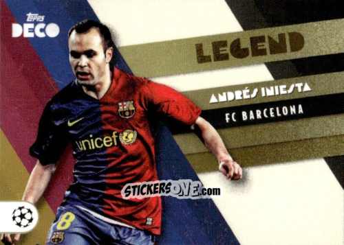 Cromo Andres Iniesta - Deco UEFA 2022-2023 n. 126 - Topps