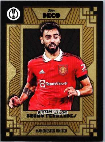 Sticker Bruno Fernandes - Deco UEFA 2022-2023 n. 12 - Topps