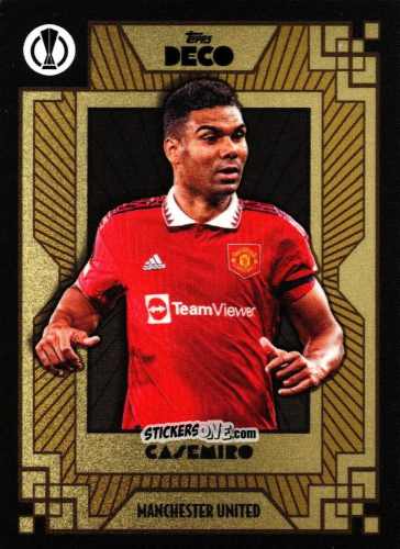 Figurina Casemiro - Deco UEFA 2022-2023 n. 14 - Topps