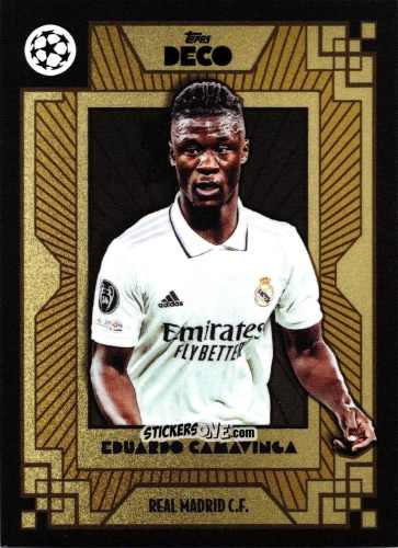 Sticker Eduardo Camavinga - Deco UEFA 2022-2023 n. 26 - Topps