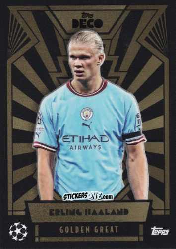 Cromo Erling Haaland - Deco UEFA 2022-2023 n. 108 - Topps