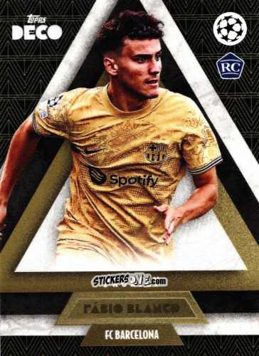 Cromo Fabio Blanco - Deco UEFA 2022-2023 n. 155 - Topps