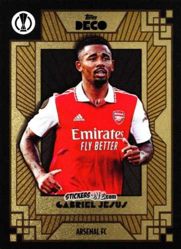 Figurina Gabriel Jesus - Deco UEFA 2022-2023 n. 29 - Topps