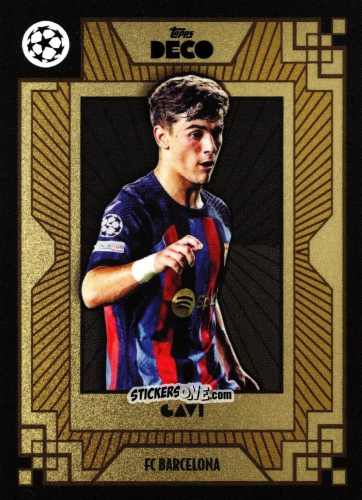 Sticker Gavi - Deco UEFA 2022-2023 n. 31 - Topps
