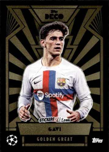 Sticker Gavi - Deco UEFA 2022-2023 n. 109 - Topps