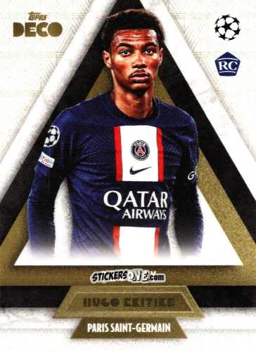 Figurina Hugo Ekitike - Deco UEFA 2022-2023 n. 162 - Topps