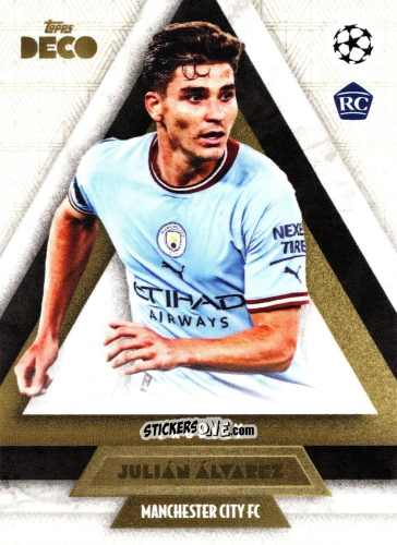 Cromo Julian Alvarez - Deco UEFA 2022-2023 n. 166 - Topps