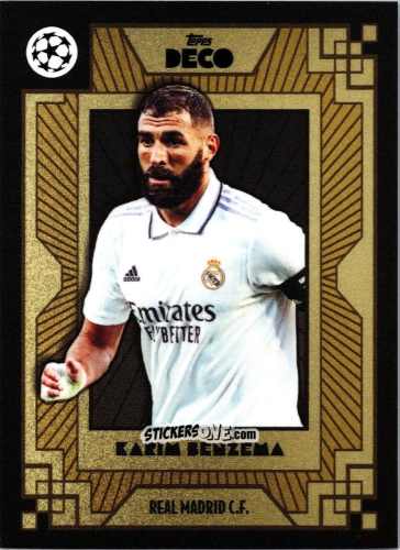 Figurina Karim Benzema - Deco UEFA 2022-2023 n. 45 - Topps