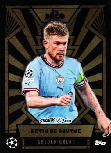 Cromo Kevin de Bruyne - Deco UEFA 2022-2023 n. 115 - Topps
