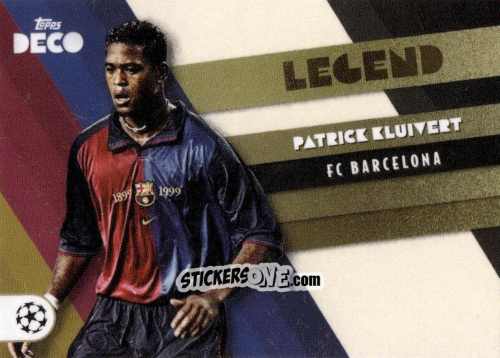 Sticker Patrick Kluivert - Deco UEFA 2022-2023 n. 141 - Topps
