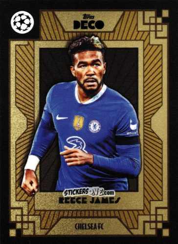 Figurina Reece James - Deco UEFA 2022-2023 n. 72 - Topps