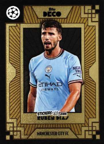 Figurina Ruben Dias - Deco UEFA 2022-2023 n. 80 - Topps