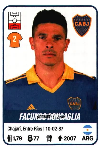 Figurina Facundo Roncaglia - Fútbol Argentino 2023 n. 109 - Panini