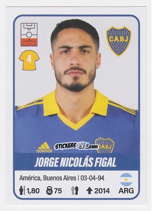 Figurina Jorge Nicolás Figal - Fútbol Argentino 2023 n. 110 - Panini