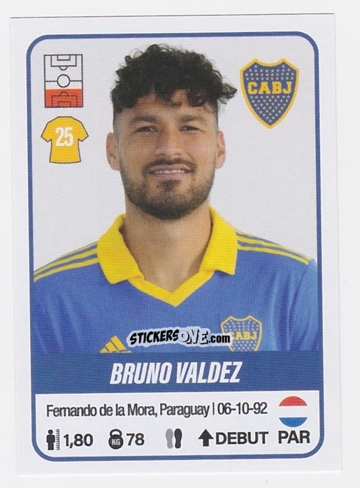 Sticker Bruno Valdez - Fútbol Argentino 2023 n. 112 - Panini