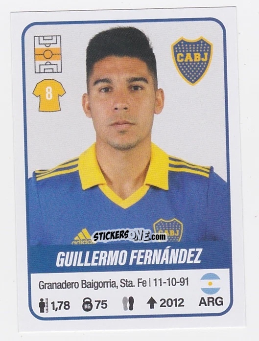 Figurina Pol Guillermo Fernández - Fútbol Argentino 2023 n. 117 - Panini