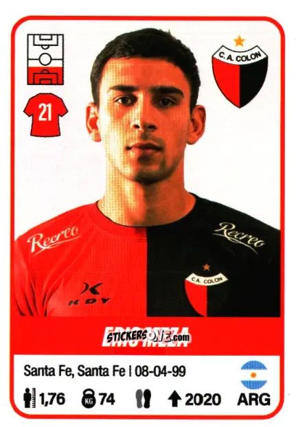 Cromo Eric Meza - Fútbol Argentino 2023 n. 144 - Panini