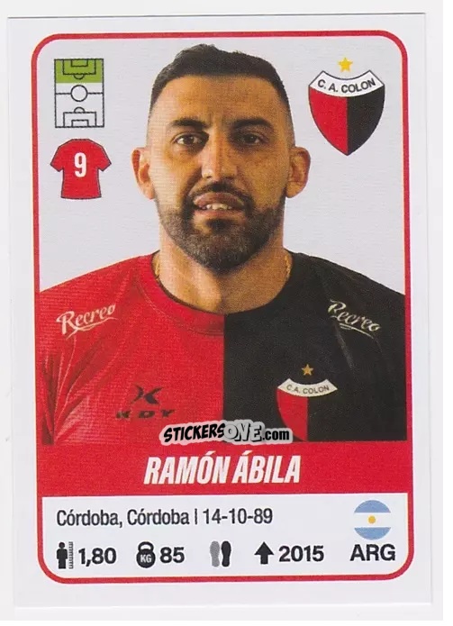 Sticker Ramón Ábila - Fútbol Argentino 2023 n. 155 - Panini