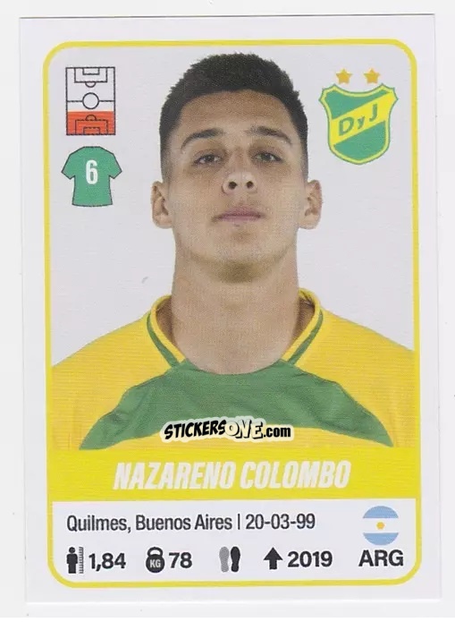 Sticker Nazareno Colombo - Fútbol Argentino 2023 n. 163 - Panini