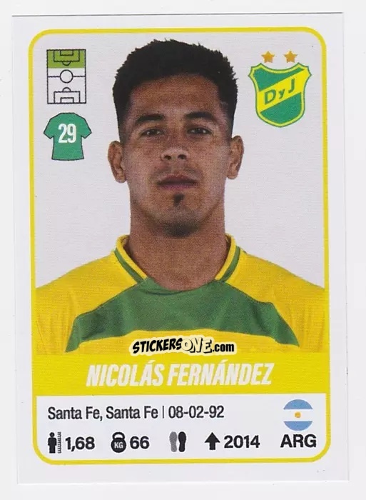 Sticker Nicolás Fernández - Fútbol Argentino 2023 n. 172 - Panini