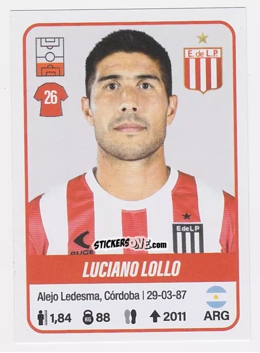 Sticker Luciano Lollo - Fútbol Argentino 2023 n. 177 - Panini