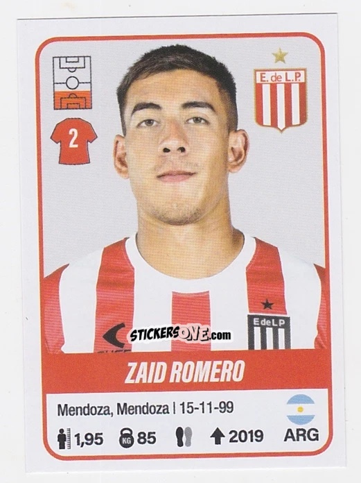 Sticker Zaid Romero - Fútbol Argentino 2023 n. 179 - Panini