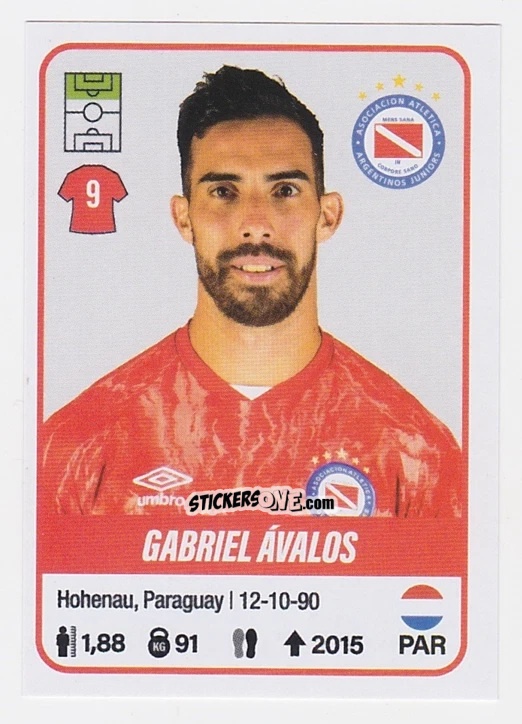 Sticker Gabriel Ávalos - Fútbol Argentino 2023 n. 18 - Panini
