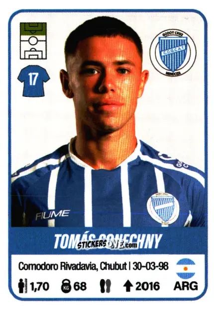 Cromo Tomás Conechny - Fútbol Argentino 2023 n. 222 - Panini