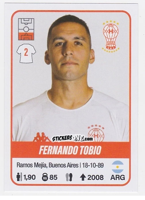 Sticker Fernando Tobio - Fútbol Argentino 2023 n. 228 - Panini